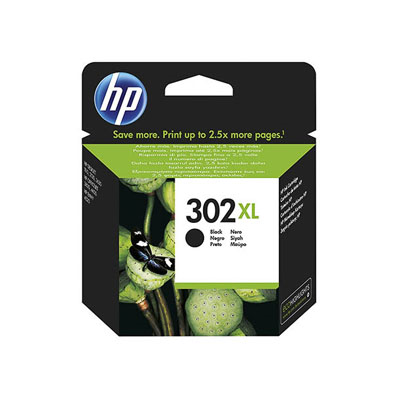 Afbeelding van Origineel HP 302XL (F6U68AE) Inktcartridge Zwart