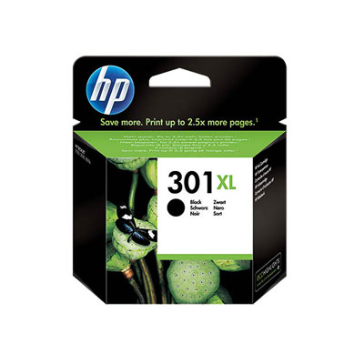 Afbeelding van Origineel HP 301XL (CH563EE) Inktcartridge Zwart