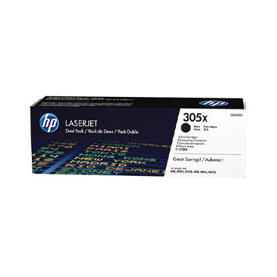 Afbeelding van Origineel HP 305X (CE410XD) Toner Zwart 2-Pack