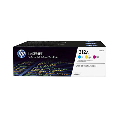 Afbeelding van Origineel HP 312A (CF440AM) Toner Multipack 3-Pack CMY