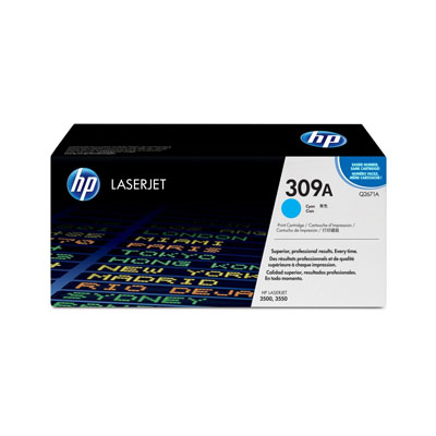 Afbeelding van Origineel HP 309A (Q2671A) Toner Cyaan