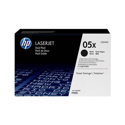Afbeelding van Origineel HP 05X (CE505XD) Toner Zwart 2-Pack