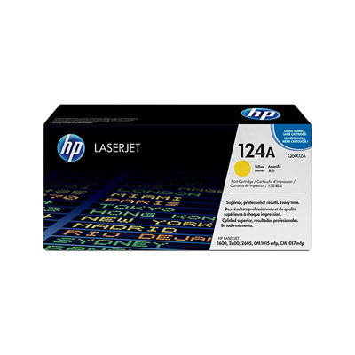 Afbeelding van Origineel HP 124A (Q6002A) Toner Geel