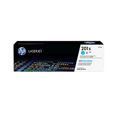 Afbeelding van Origineel HP 201X (CF401X) Toner Cyaan