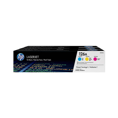 Afbeelding van Origineel HP 126A (CF341A) Toner Multipack 3-Pack