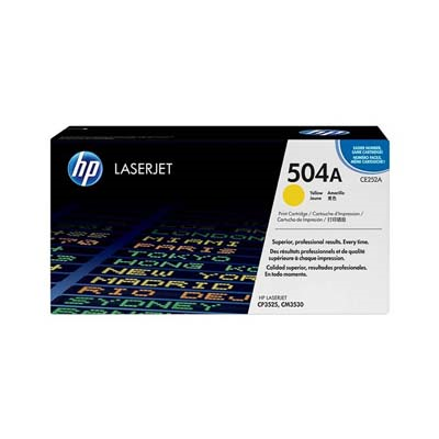 Afbeelding van Origineel HP 504A (CE252A) Toner Geel