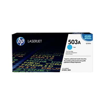 Afbeelding van Origineel HP 503A (Q7581A) Toner Cyaan