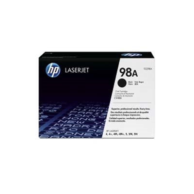 Afbeelding van Origineel HP 98A (92298A) Toner Zwart