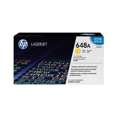 Afbeelding van Origineel HP 648A (CE262A) Toner Geel
