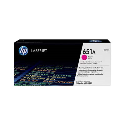 Afbeelding van Origineel HP 651A (CE343A) Toner Magenta