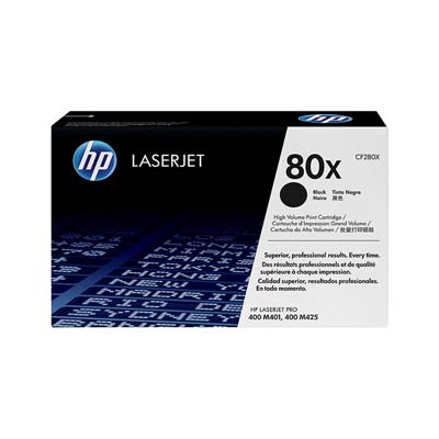 Afbeelding van Origineel HP 80X (CF280X) Toner Zwart