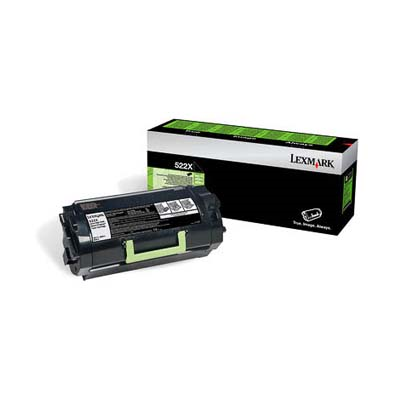 Afbeelding van Origineel Lexmark 522X (52D2X00/0E/0L) Toner Zwart