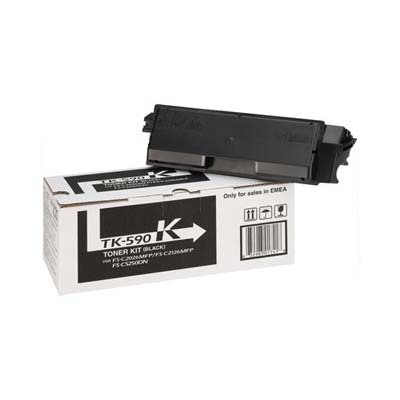 Afbeelding van Origineel Kyocera TK-590K (1T02KV0NL0) Toner Zwart
