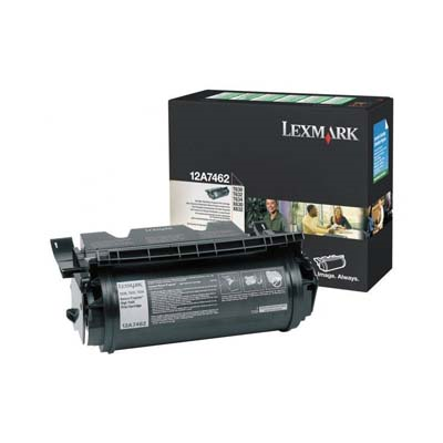 Afbeelding van Origineel Lexmark 12A7462 Toner Zwart