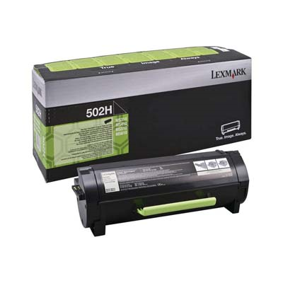 Afbeelding van Origineel Lexmark 502H (50F2H00) Toner Zwart