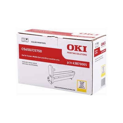 Afbeelding van Origineel Oki C5650/5750 (43870005) Drum Geel