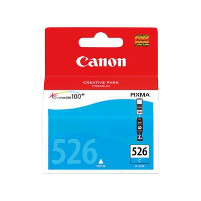 Afbeelding van Origineel Canon CLI-526C (4541B001) Inktcartridge Cyaan