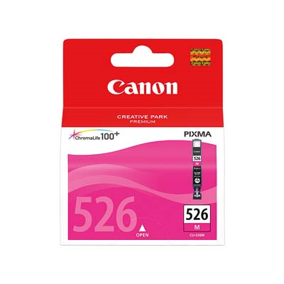 Afbeelding van Origineel Canon CLI-526M (4542B001) Inktcartridge Magenta