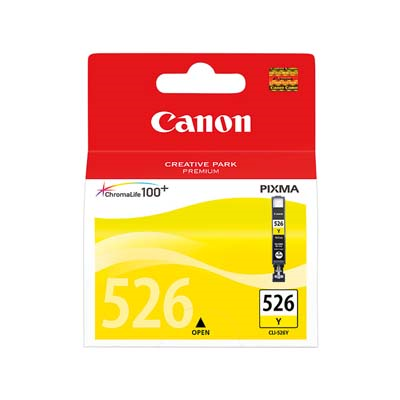 Afbeelding van Origineel Canon CLI-526Y (4543B001) Inktcartridge Geel