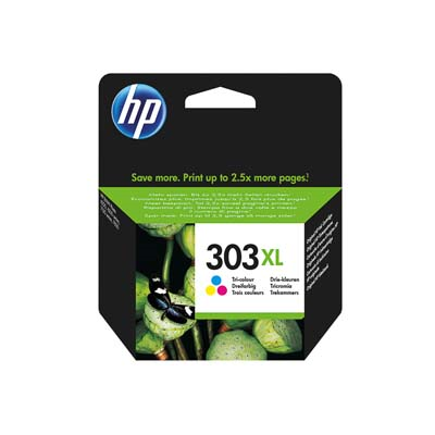 Afbeelding van Origineel HP 303XL (T6N03AE) Inktcartridge Kleur