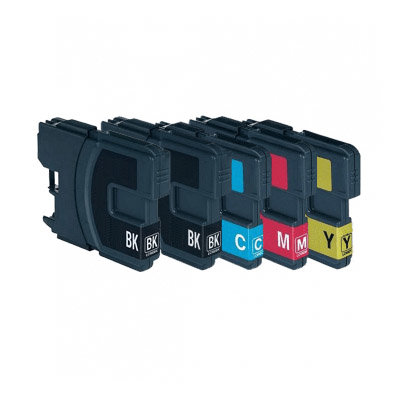 Afbeelding van Qi Brother LC-1100/LC-980 Inktcartridge Multipack 5-Pack