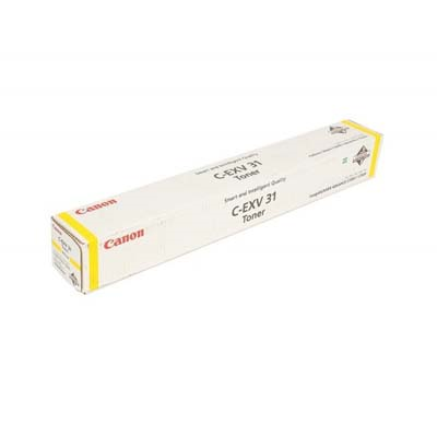 Afbeelding van Origineel Canon C-EXV31Y (2804B002) Toner Geel
