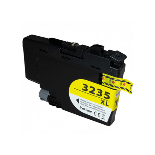 Afbeelding van Qi Brother LC-3235XLY Inktcartridge Geel