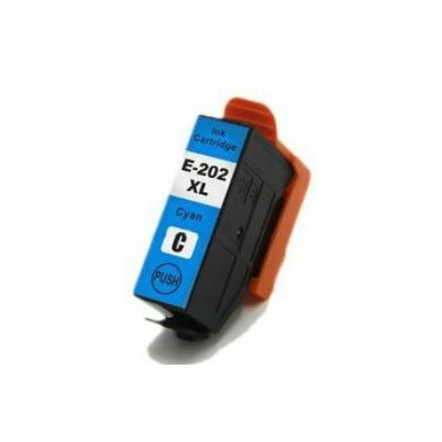 Afbeelding van Qi Epson 202XL Inktcartridge Cyaan