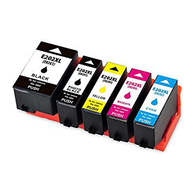 Afbeelding van Qi Epson 202XL Inktcartridge Multipack 4-Pack