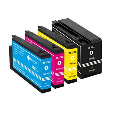 Afbeelding van Qi HP 953XL Inktcartridge Multipack 4-Pack