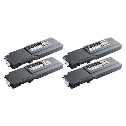 Afbeelding van Huismerk Dell C3760N/C3760DN/C3765DNF Toner Multipack 4-Pack