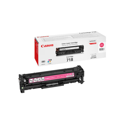 Afbeelding van Origineel Canon 718M (2660B002) Toner Magenta
