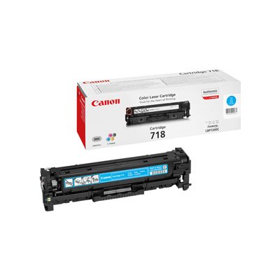 Afbeelding van Origineel Canon 718C (2661B002) Toner Cyaan