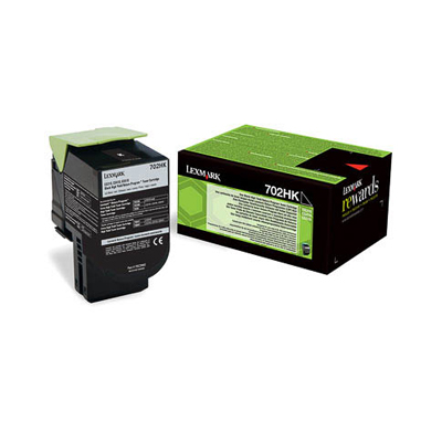 Afbeelding van Origineel Lexmark 702HK (70C2HK0) Toner Zwart