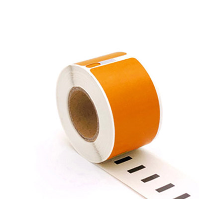 Afbeelding van Qi DYMO 99010 Labels 89mm x 28mm Oranje