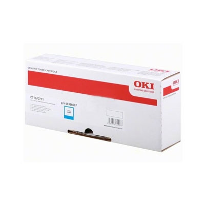 Afbeelding van Origineel OKI C710 (44318607) Toner Cyaan