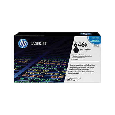 Afbeelding van Origineel HP 646X (CE264X) Toner Zwart