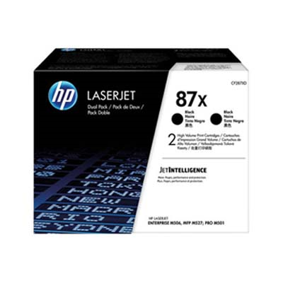 Afbeelding van Origineel HP 87X (CF287XD) Toner Zwart 2-Pack