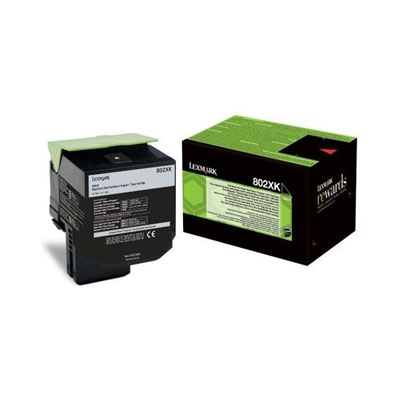 Afbeelding van Origineel Lexmark 80C2XKE Toner Zwart