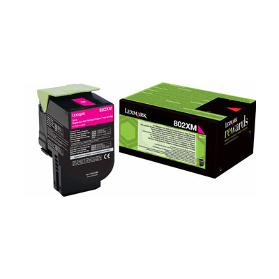 Afbeelding van Origineel Lexmark 80C2XME Toner Magenta