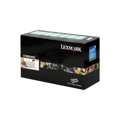 Afbeelding van Origineel Lexmark C792X1KG Toner Zwart