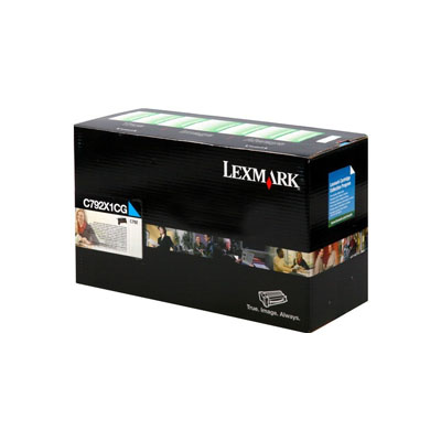 Afbeelding van Origineel Lexmark C792X1CG Toner Cyaan