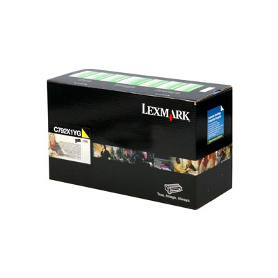 Afbeelding van Origineel Lexmark C792X1YG Toner Yellow