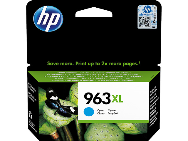 Afbeelding van Origineel HP 963XL (3JA27AE) Inktcartridge Cyaan