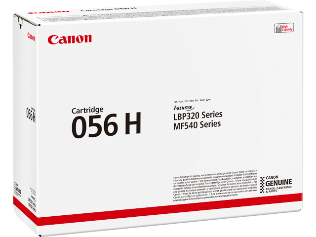 Afbeelding van Origineel Canon 056H (3008C002) Toner Zwart