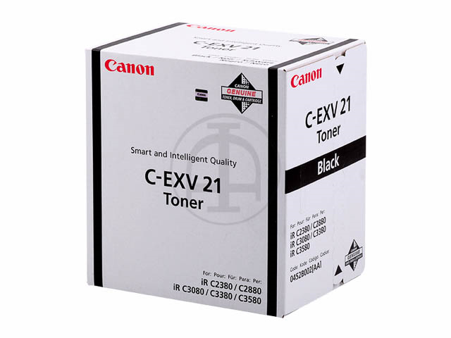 Afbeelding van Origineel Canon C-EXV21 Toner Zwart (0452B002)