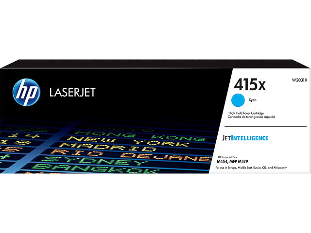 Afbeelding van Origineel HP 415X (W2031X) Toner Cyaan