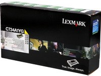 Afbeelding van Origineel Lexmark C734A1YG Toner Yellow