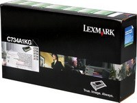 Afbeelding van Origineel Lexmark C734A1KG Toner Zwart