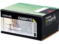 Afbeelding van Origineel Lexmark C540 (C540H1YG) Toner Geel